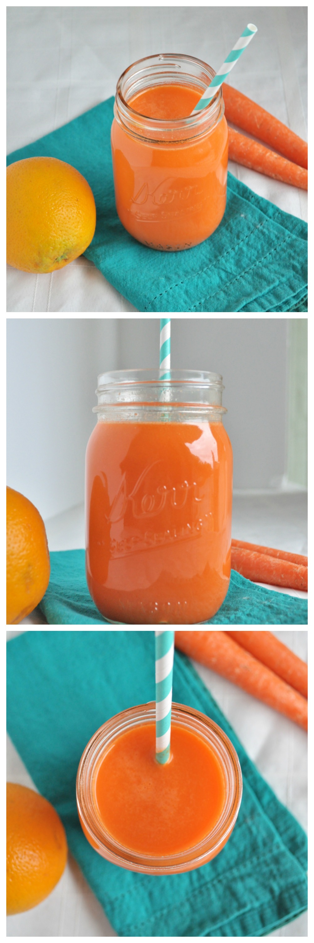 Carrot-Ginger-Juice-Collage | www.4hourbodygirl.com